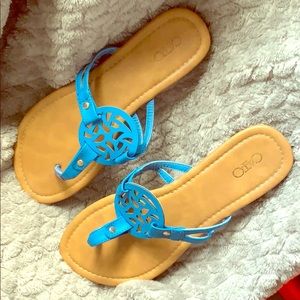 BLUE CATO SANDALS WORN ONCE